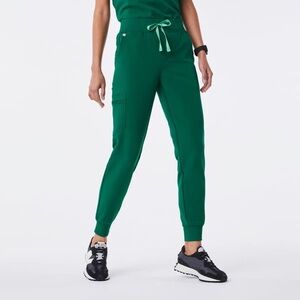 Figs Scrub Pants: Hunter Green